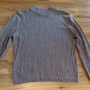 Studio Works Men's Turtleneck Sweater in Brown